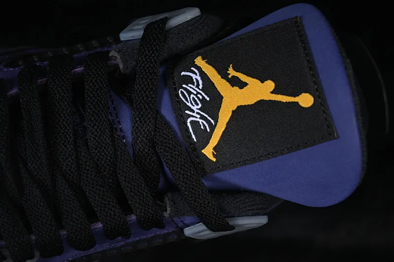 All categories Air Jordan Jordan series basketball shoes Air Jordan 4 Air Jordan 4 Retro "Lakers" AJ4 Joe 4 Lakers Purple Gold FV5029-500